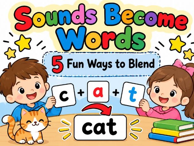 Sounds Become Words: 5 Fun Ways to Blend