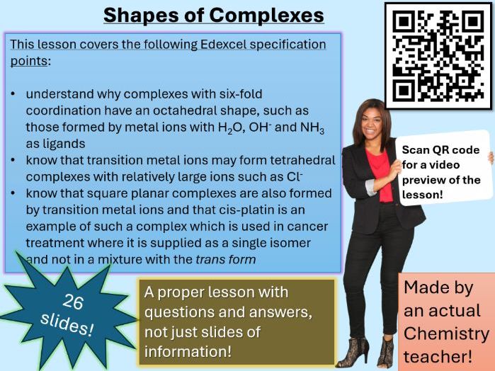 Shapes of Complexes (scan for video preview)