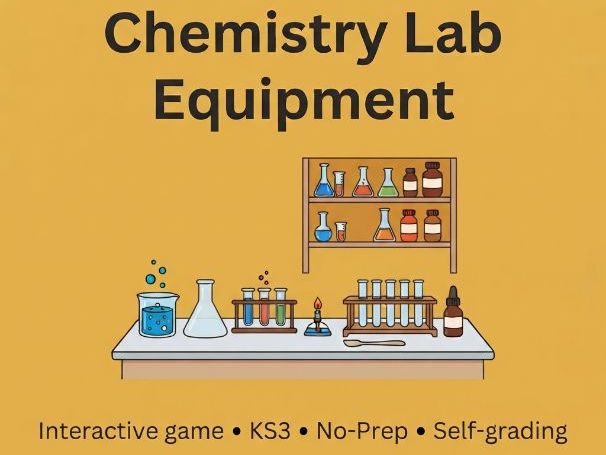 Chemistry Lab Equipment Interactive Game