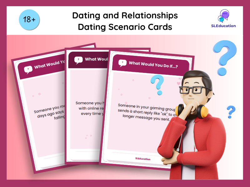 "What Would You Do If...?" Dating Scenario Cards | ASD Dating and Relationships | Autism 18+