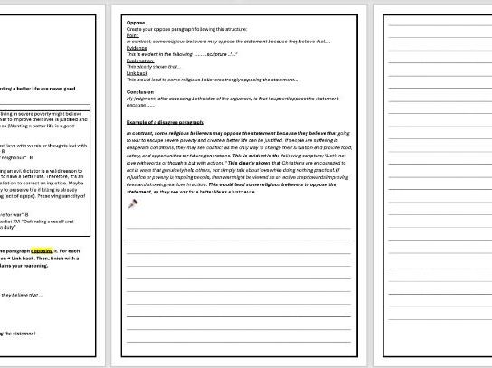 AQA GCSE RS Autumn Term Revision & HW Booklet | Christianity, Islam & Thematic Studies