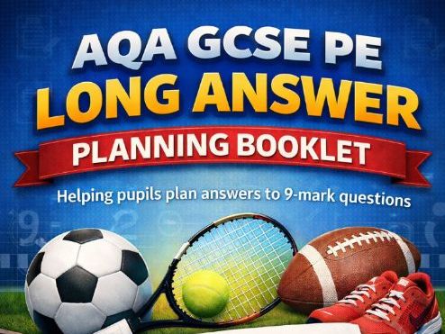 AQA GCSE PE Long Answer Planning & Practice Booklet