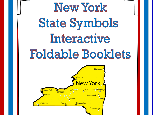 New York State Symbols Interactive Foldable Booklets | Teaching Resources
