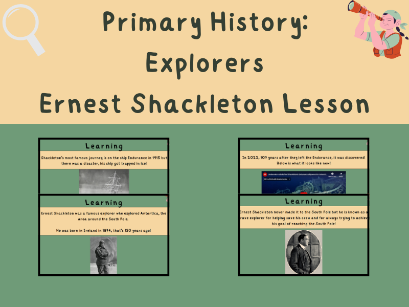 KS1 History Lesson: Ernest Shackleton Lesson