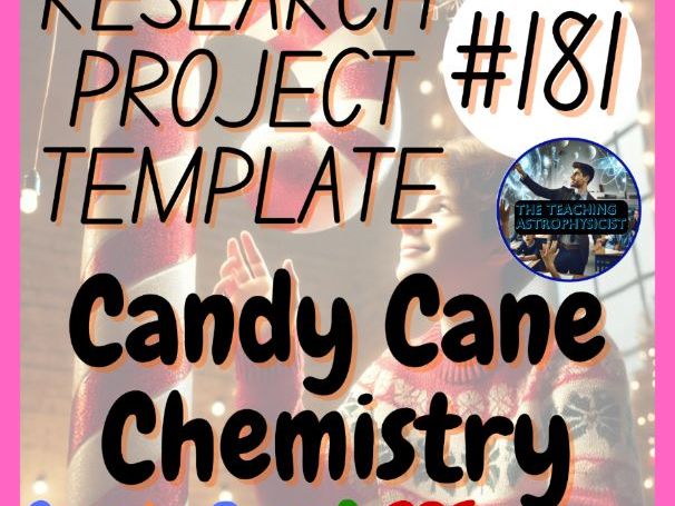 Candy Cane Chemistry | Christmas Research Project Template | Digital + Printable