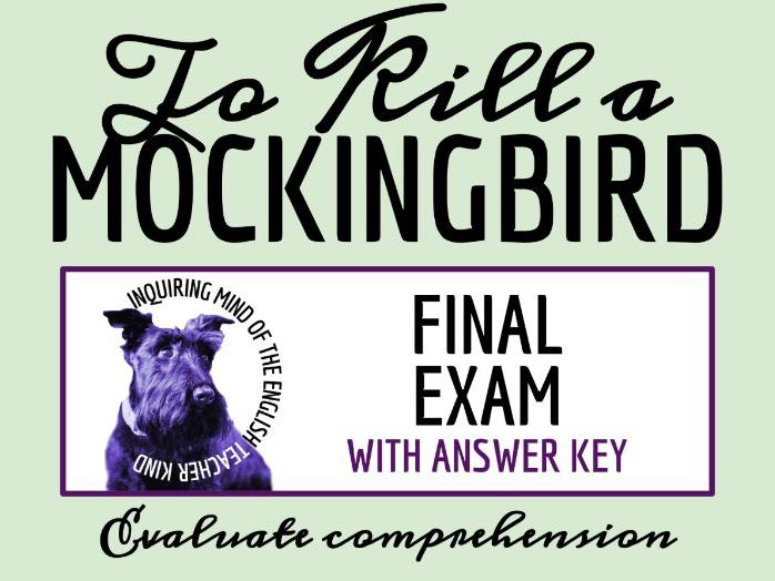 To Kill a Mockingbird Test, Answer Key, Essay Rubric, and Study Guide