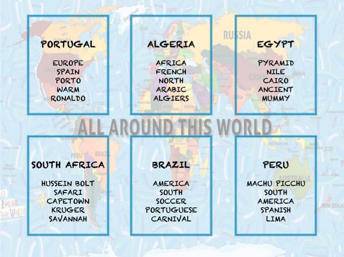 Taboo Game - Around the World