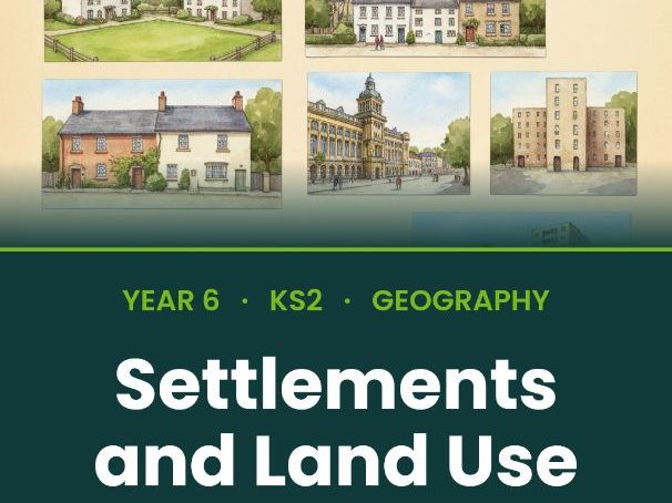 Settlements and Land Use | Year 6 Geography | Hamlet Village Town City | 6
