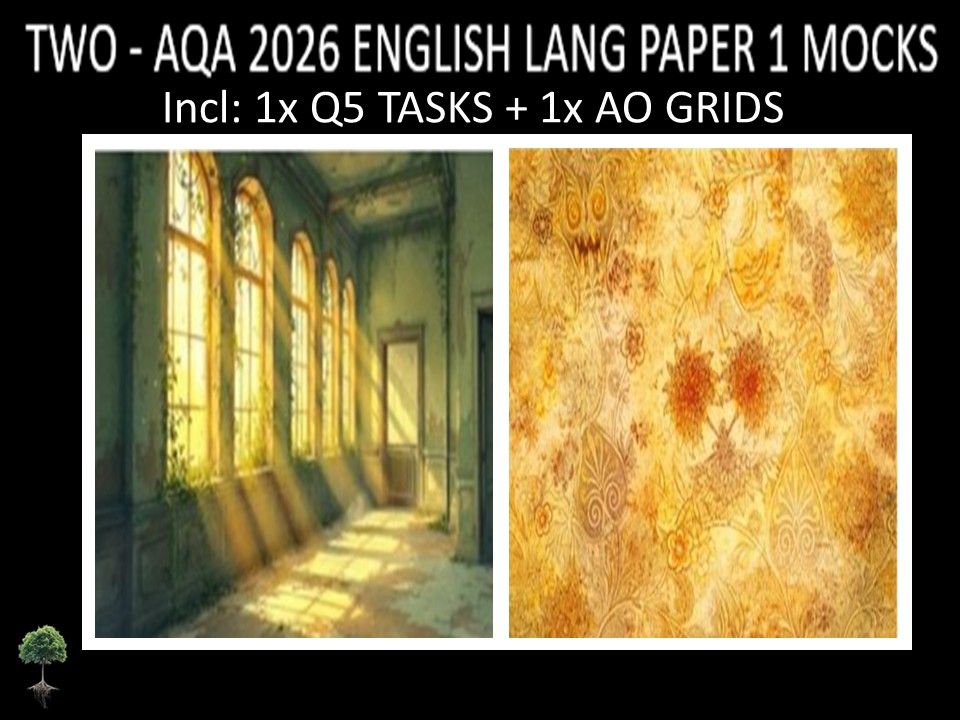TWO - AQA PAPER 1 | 2026 FULL MOCKS | Q5 TASKS | AO GRIDS