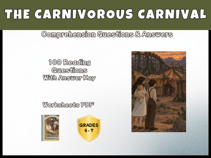 The Carnivorous Carnival | A Series of Unfortunate Events | Reading Comprehension | Years 4–7 KS2/3
