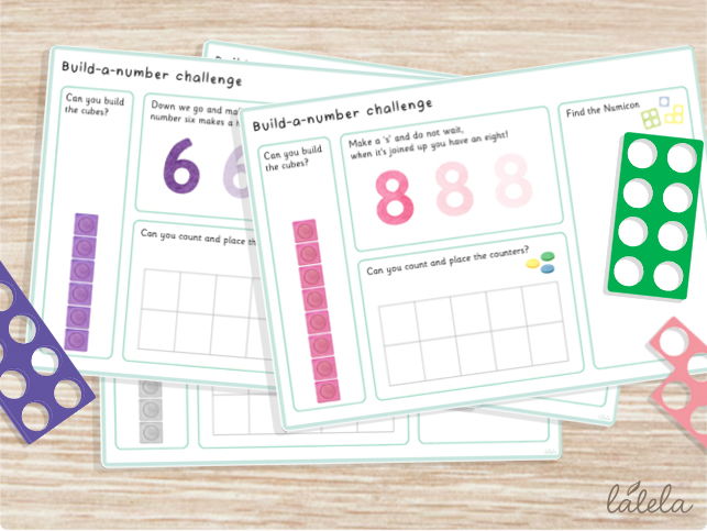 EYFS Build-a-Number 6-10: Number Formation | Recognition | Counting | Numicon