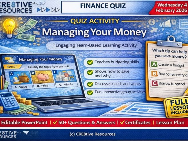 Managing Your Money Finance Quiz