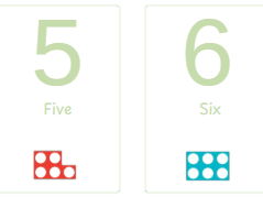 Flashcard 1-20 with numicon