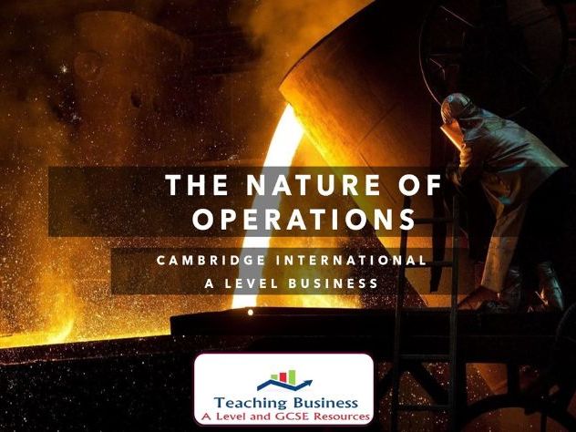 CAIE Business - 4.1 The Nature of Operations