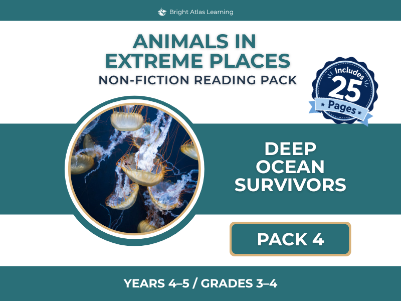Deep Ocean Animals Pack | KS2 | Y4–5