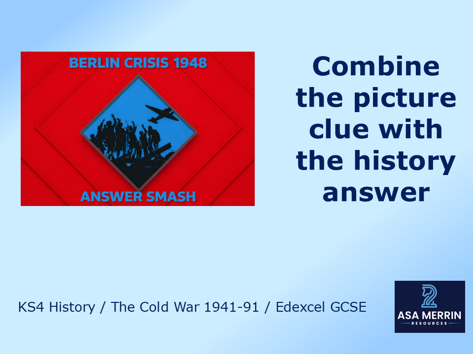 GCSE Cold War | Cold War Origins | Berlin Crisis 1948 House of Games Quiz