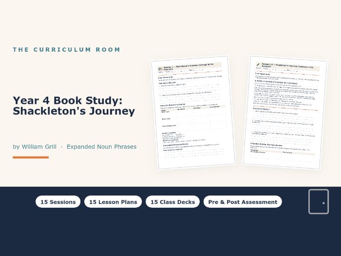 Shackleton's Journey Whole-Class Reading: Lessons, Slides & Worksheets | Year 4