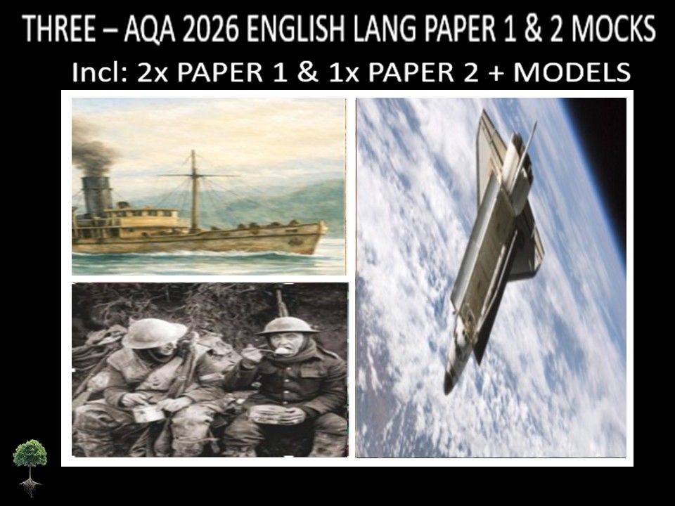 THREE - AQA PAPER 1 & 2 | 2026 FULL MOCKS | MODELS