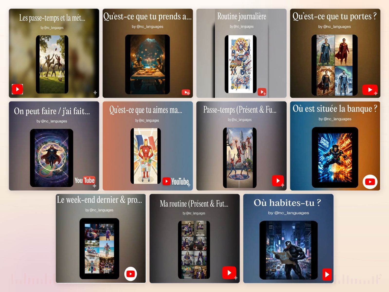 FRENCH Songs Bundle: Year 8 (UK KS3) / Grade 7 (US & MYP)