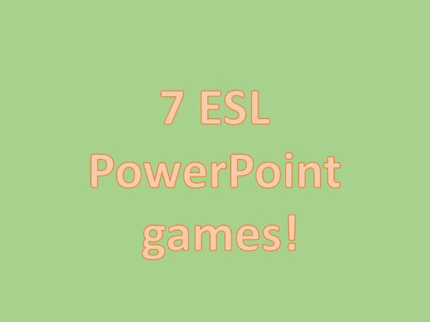 ESL powerpoint games pack