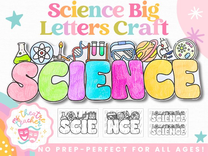 Big Letters - Science Craft