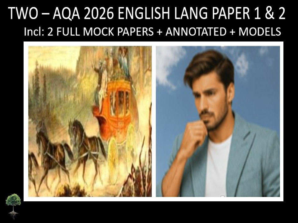 TWO - AQA PAPER 1 & 2 | 2026 FULL MOCKS | ANNOTATED | MODELS