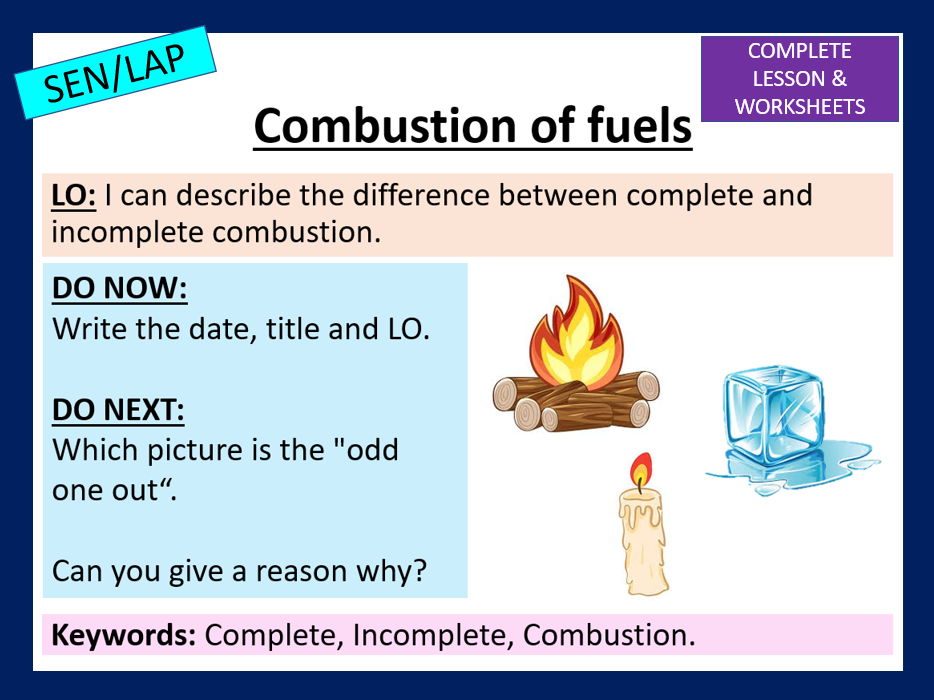 Combustion - SEN/LAP
