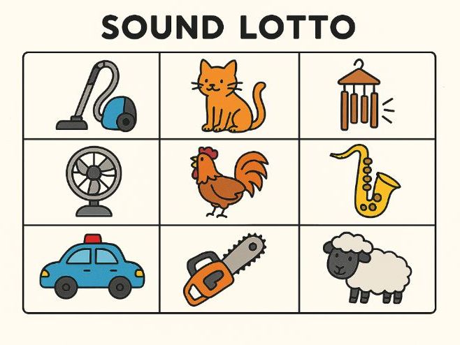 Phase 1 phonics Sound Lotto Boards
