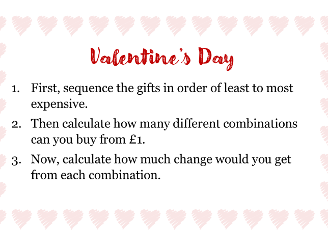 Valentine's Day Money Problem