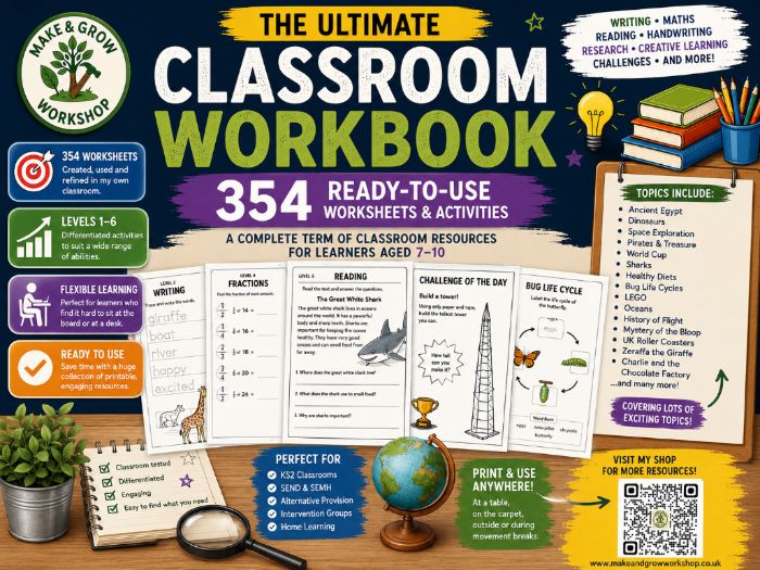 354 Ready-to-Use Classroom Worksheets