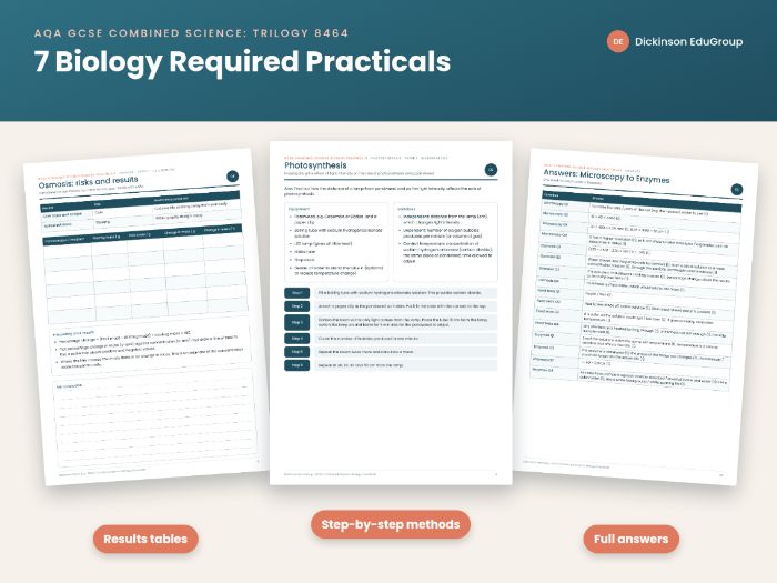 GCSE Combined Science Biology Practicals