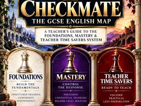 CHECKMATE: THE GCSE ENGLISH MAP - A Teacher's Guide to the CHECKMATE System