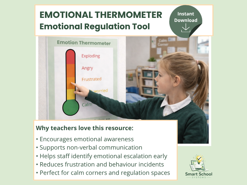 Emotion Thermometer Printable | Regulation Tool