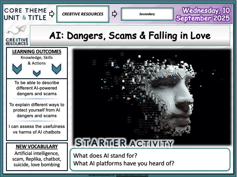 AI & Chat Bots - Dangers Scams and falling In Love
