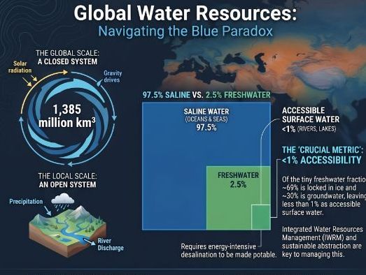9696 (2027) Spec 5.1.1: Patterns of water resources, spatial variations, and changes over time