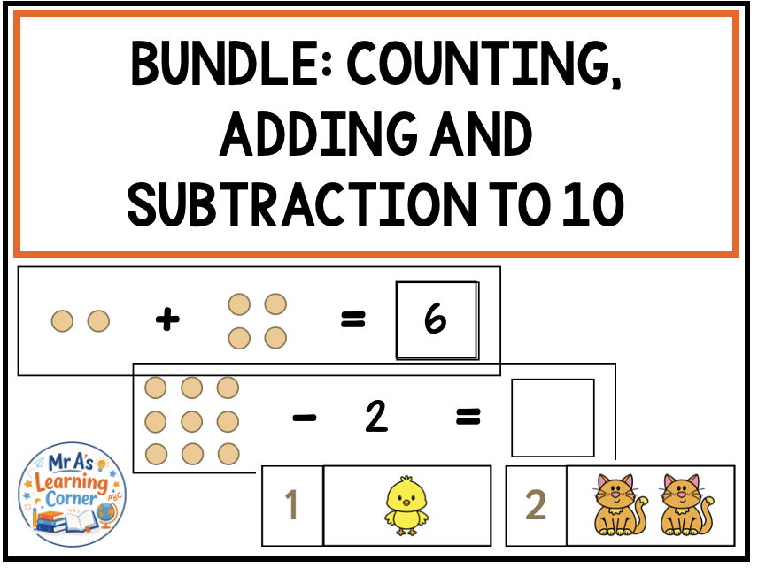 Early Maths Matching Task Bundle