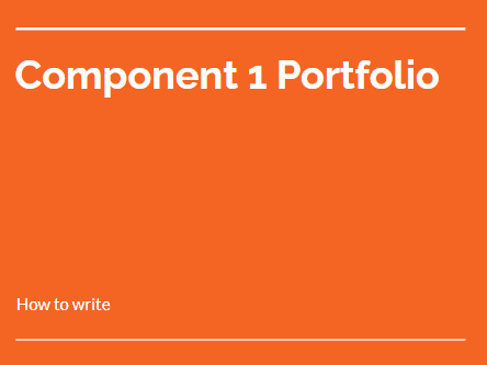 Edexcel GCSE Drama Component 1 Portfolio Support Powerpoints | Grade 9 Examples | ALL questions