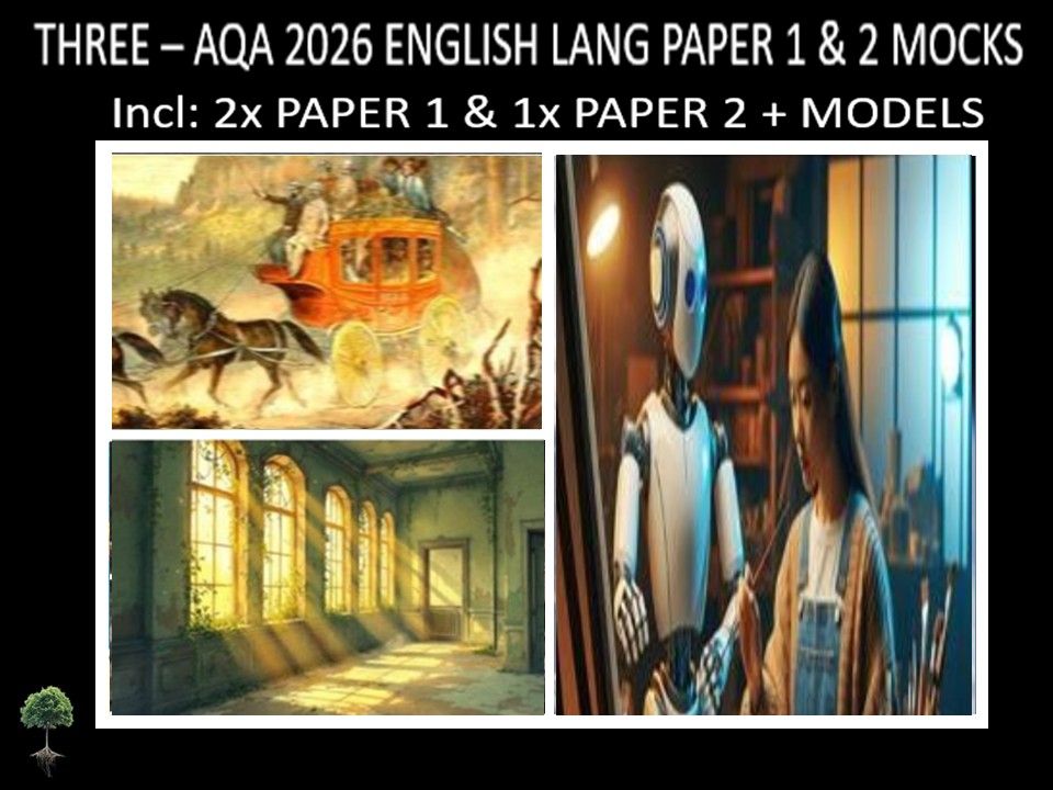 THREE - AQA PAPER 1 & 2 | 2026 FULL MOCKS | MODELS