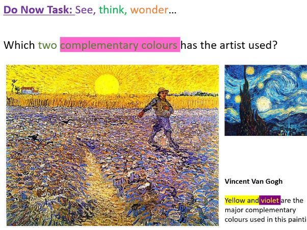 Colour Theory 14 week Art PP Resource