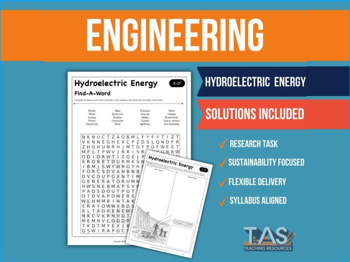 Hydroelectric Energy Research Lesson