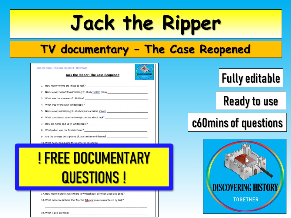 Jack the Rippper documentary questions