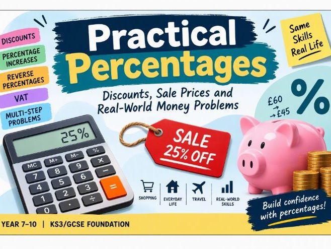 Mastering Percentages: A Practical Guide : Years 7 to 11