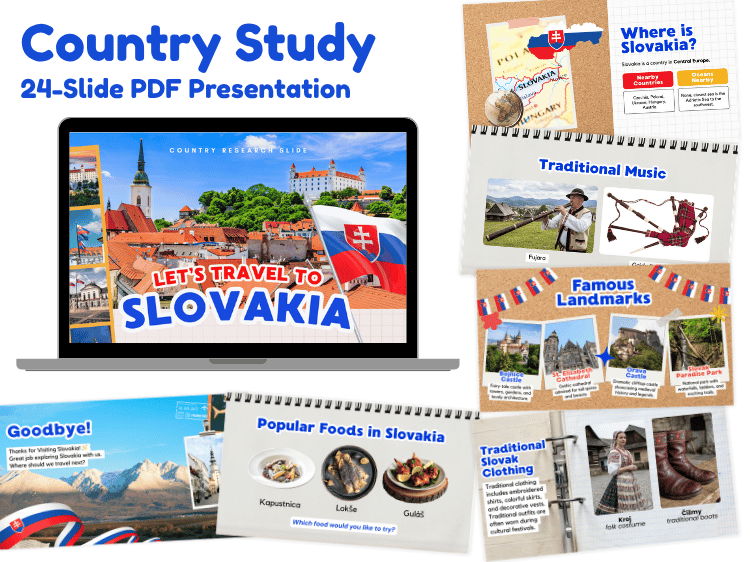 Slovakia Country Study | 24-Slide Geography & Culture Presentation