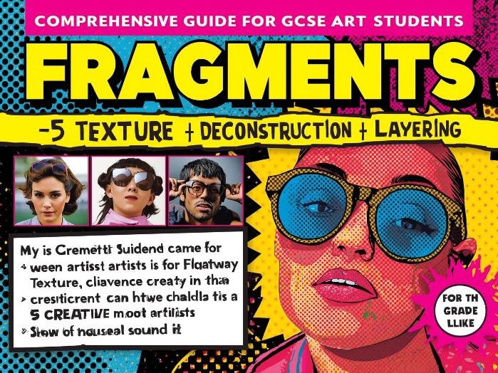GCSE Art Support Sheet Bundle: Environment, Identity, Fragments & Nature