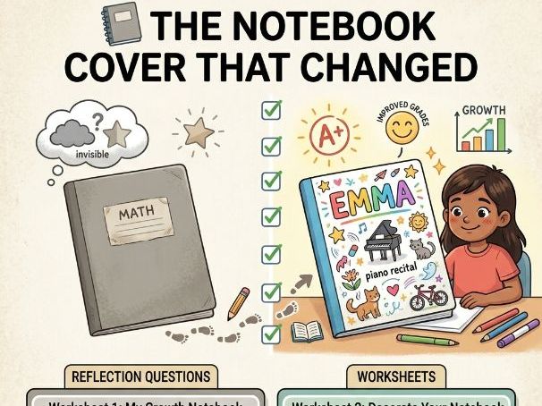 The Notebook Cover That Changed – A SEL Story About Growth
