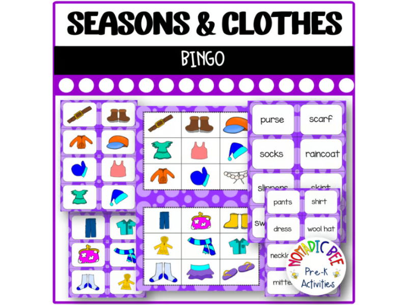 Clothes Bingo
