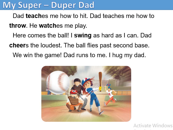 My Super Duper Dad – Reading Comprehension for Grade 2 & 3