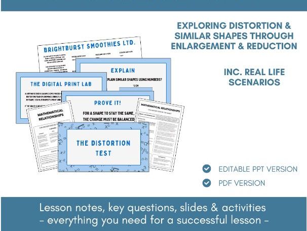 Similar Shapes | Ratio & Proportion | Lesson Notes, Slides & Activities