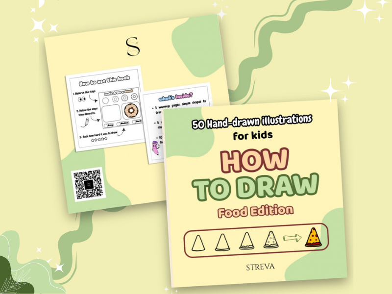 How to Draw Food for Kids  Step by Step Book