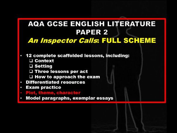 AQA GCSE: An Inspector Calls Full scheme